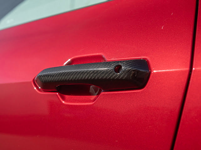 2024-UP FORD MUSTANG S650 | CARBON FIBER DOOR HANDLE COVER